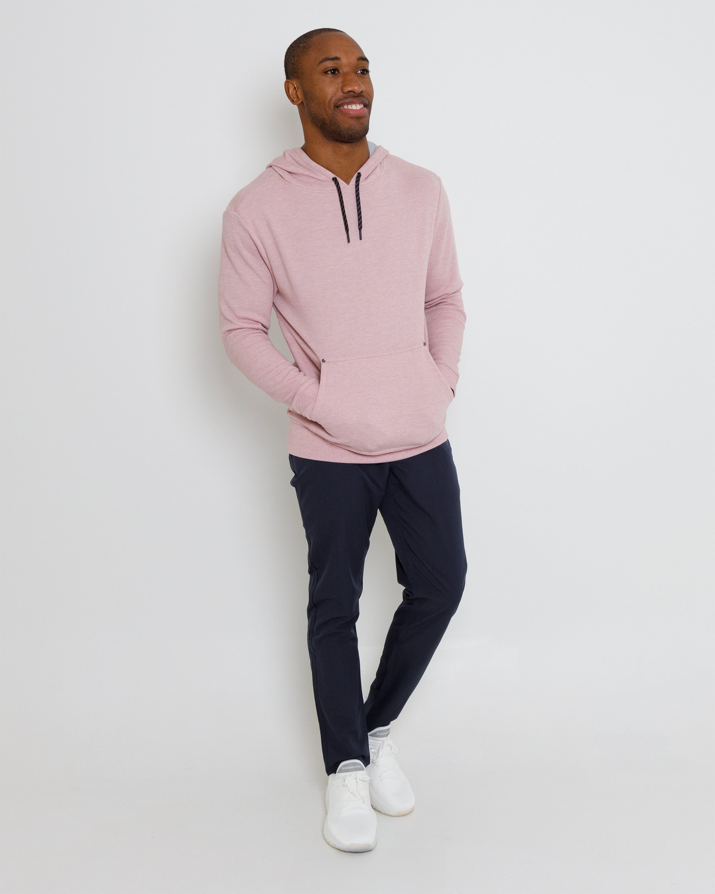 Lux Hoodie - Burnt Pink Heather