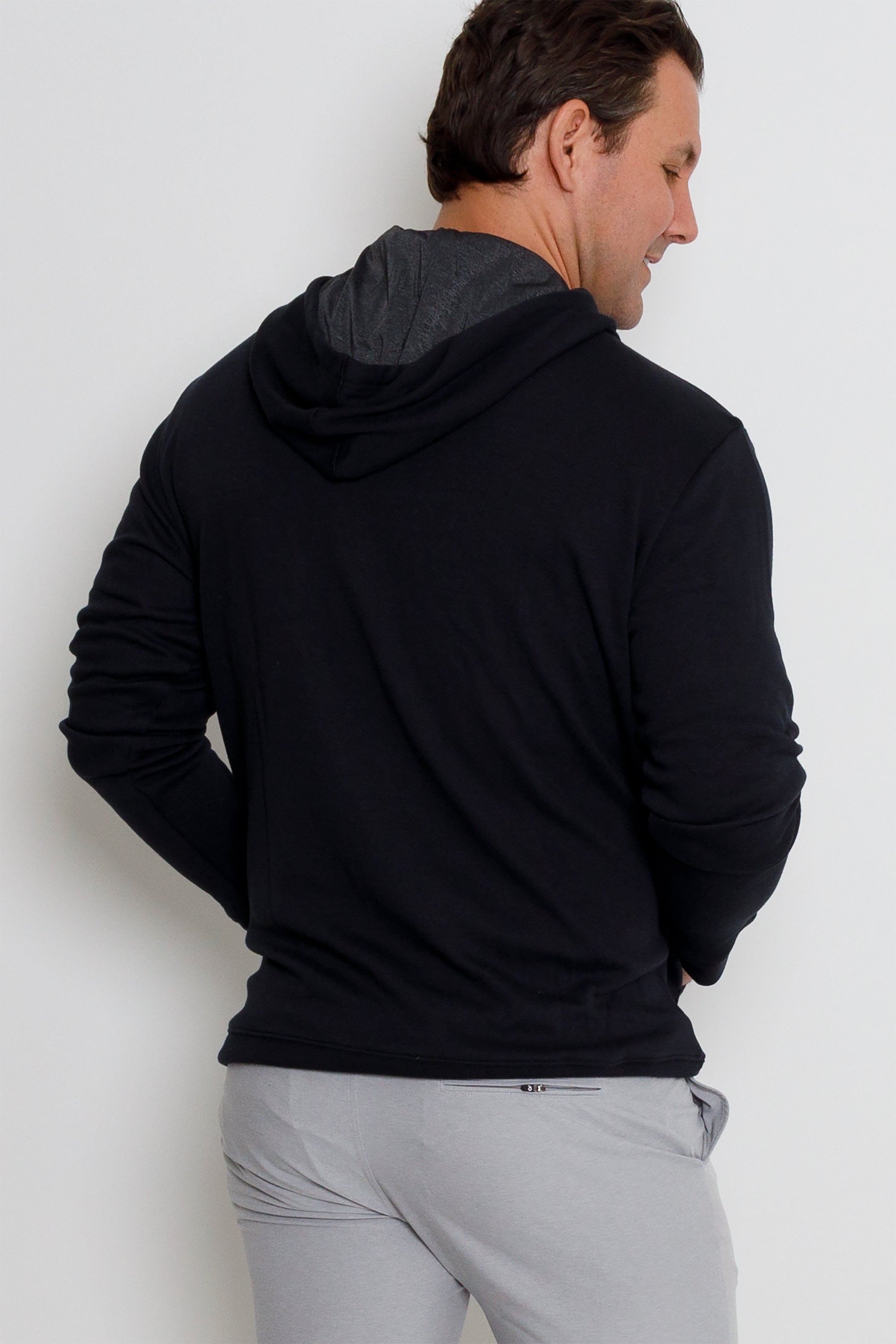 LUX Hoodie - Matte Black Heather