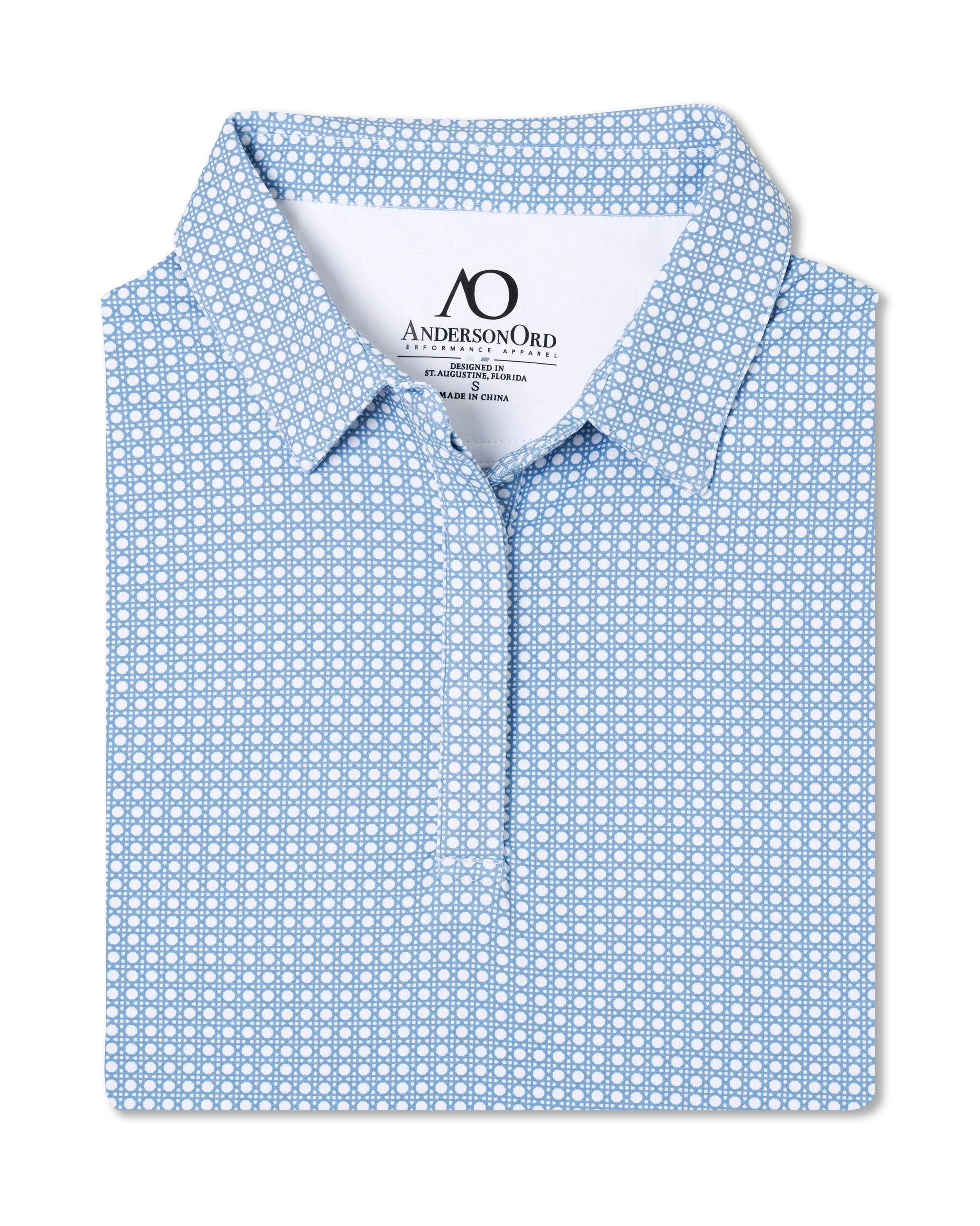 Makai Polo - White/Faded Denim