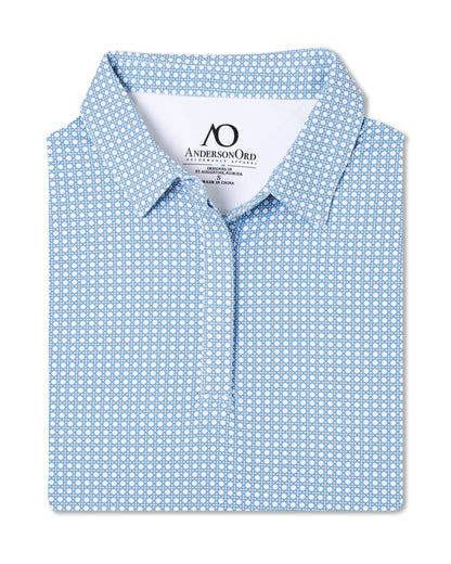 Makai Polo - White/Faded Denim