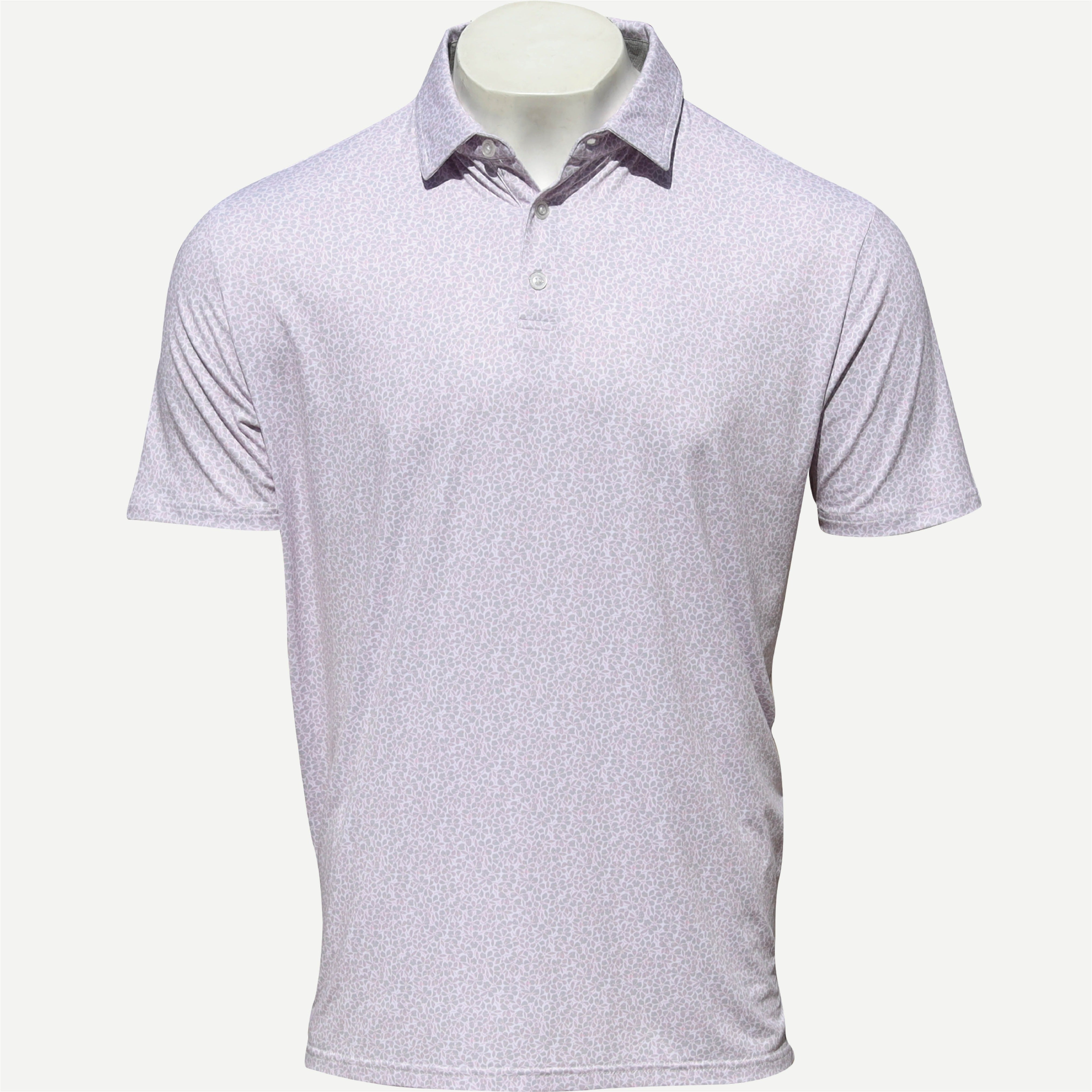 Poppy Polo - White/Orchid Pink