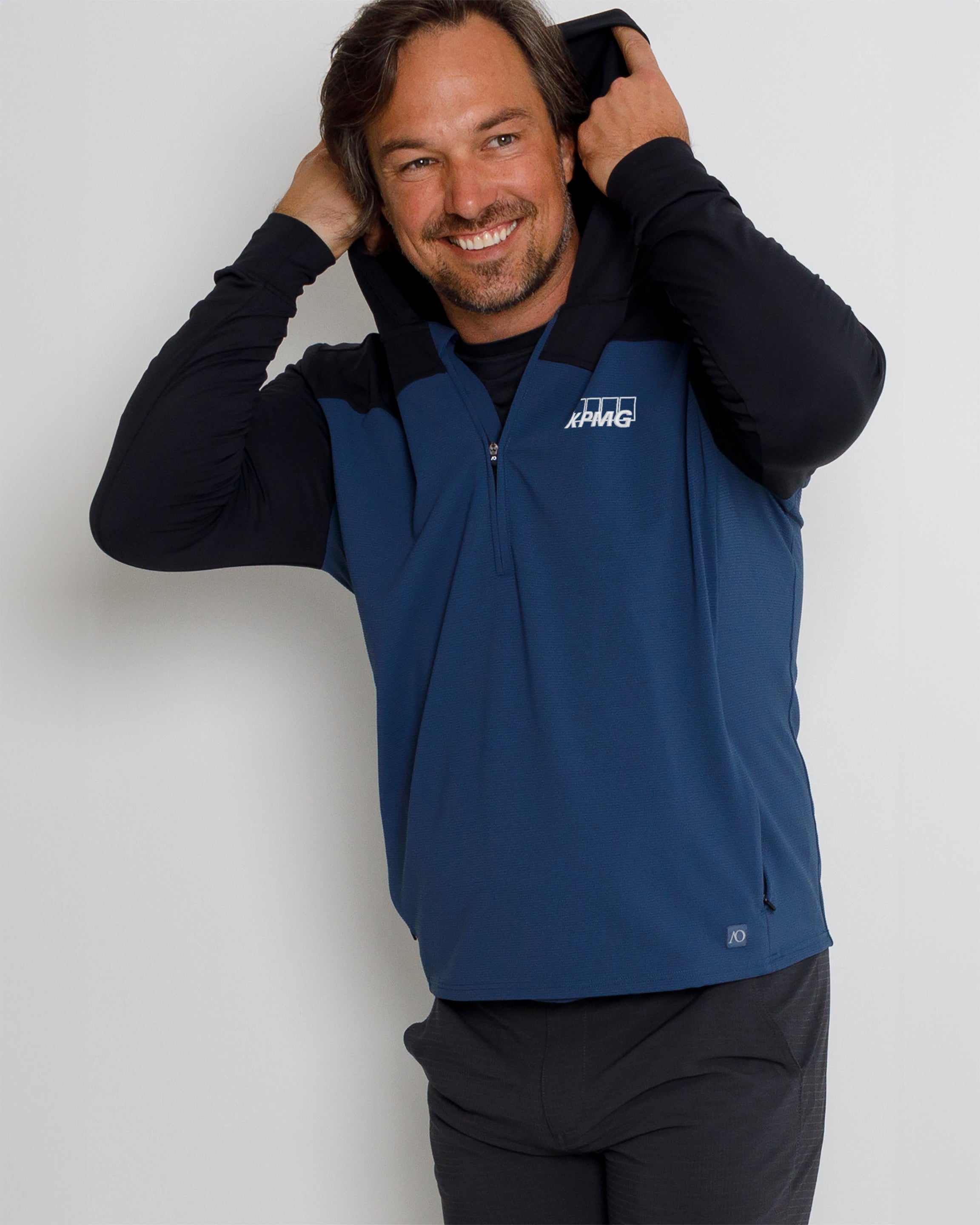 Sandor Hoodie KPMG - Black/Dark Denim