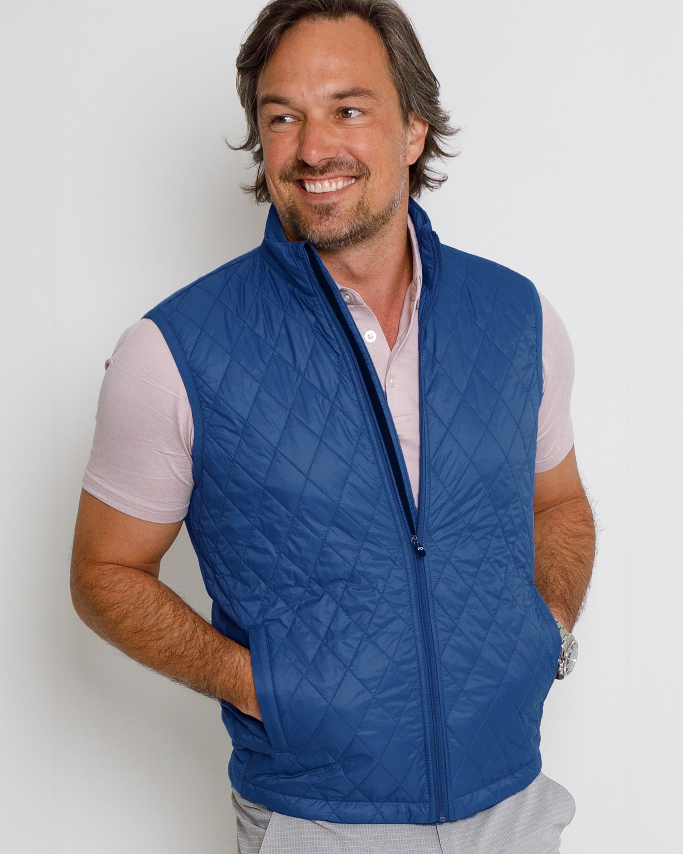 Seaworth Vest - Dark Denim/Faded Denim Heather