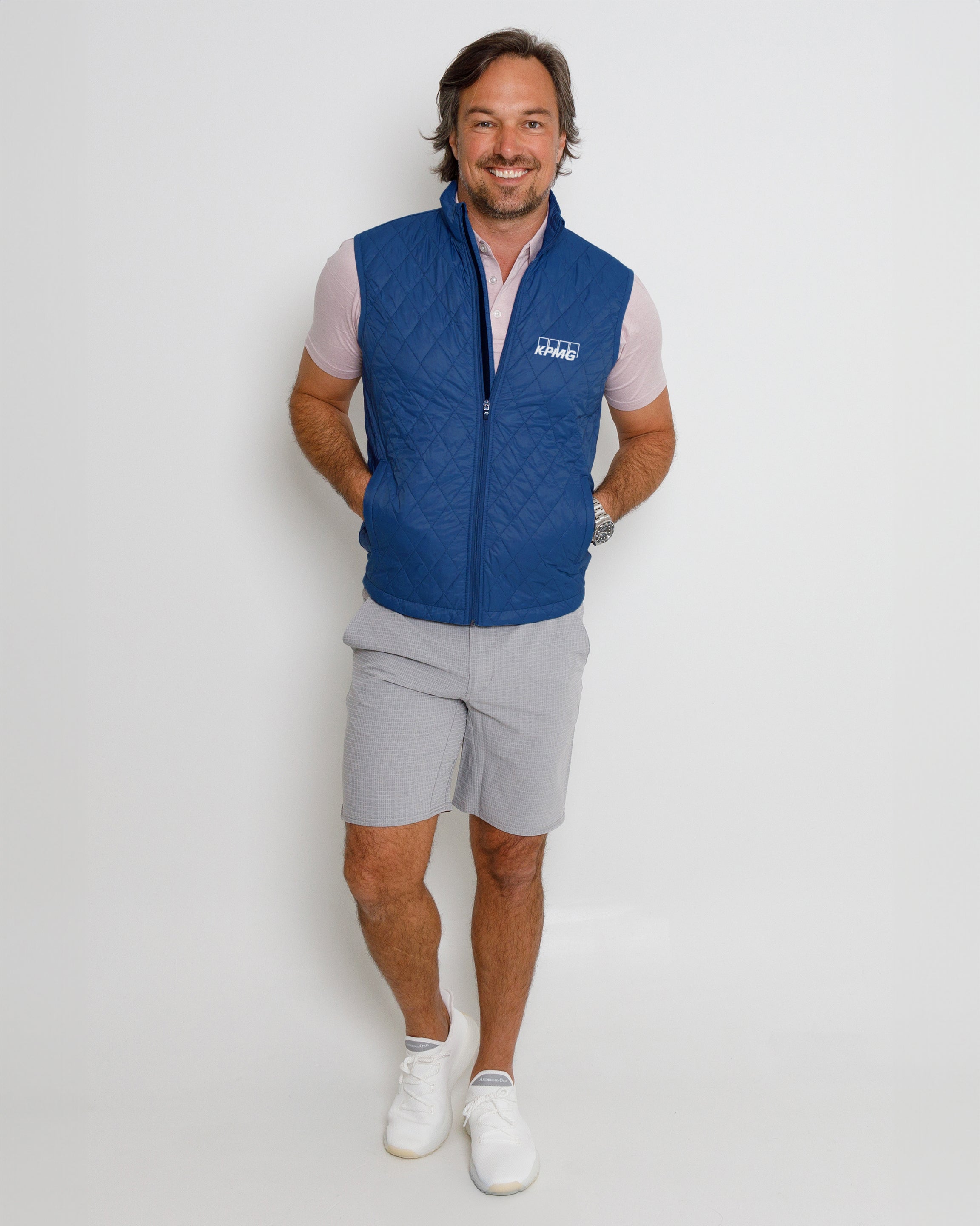 Seaworth Vest KPMG - Dark Denim/Faded Denim Heather