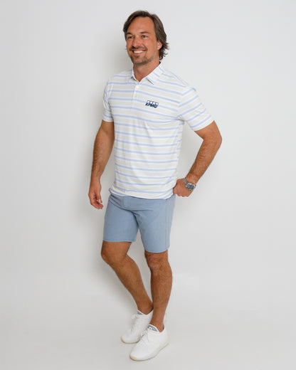 Spear Polo KPMG - HTR Niagara Mist/HTR Glass Green