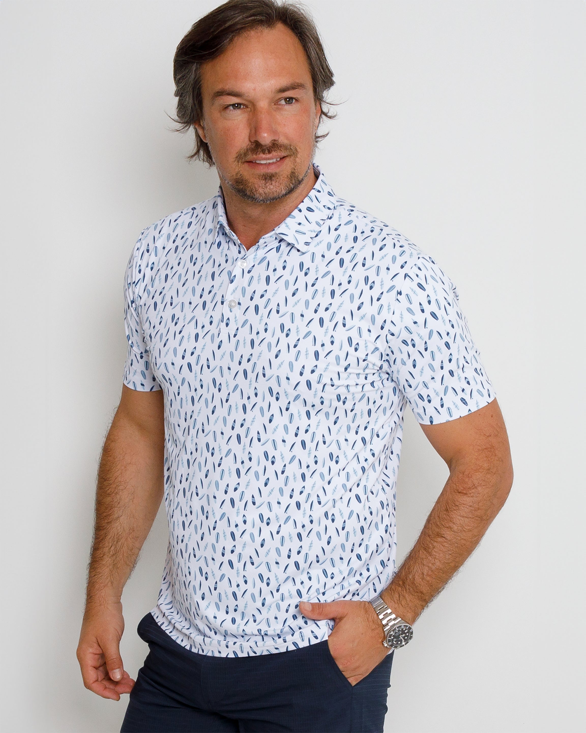 Surf Polo - White