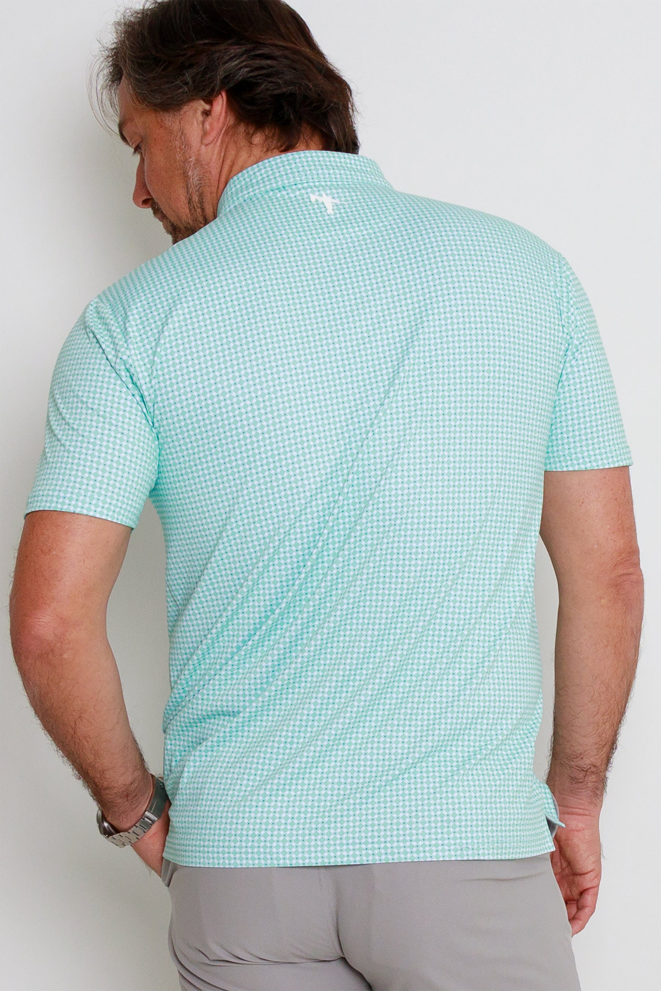 Trellis Polo - Beach Glass