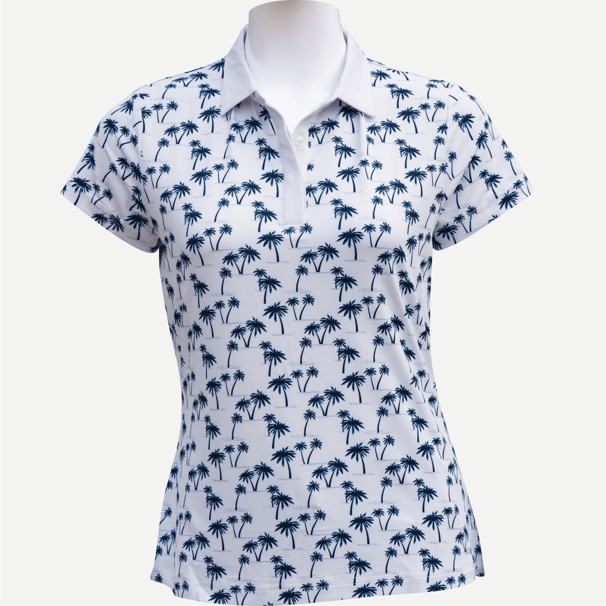 Tributary Polo - White/Navy/Lavender