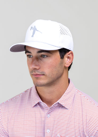 AOx Premium 5-Panel Looper Hat - White