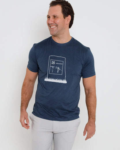 Butter T Marker - Navy Heather