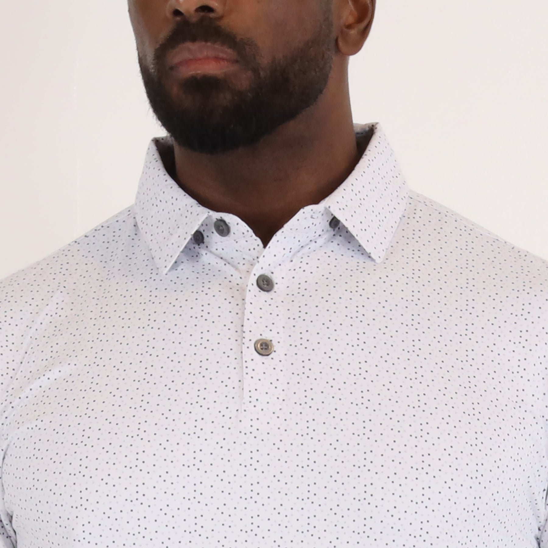 Scopes Polo - White/Dress Blues/Languid