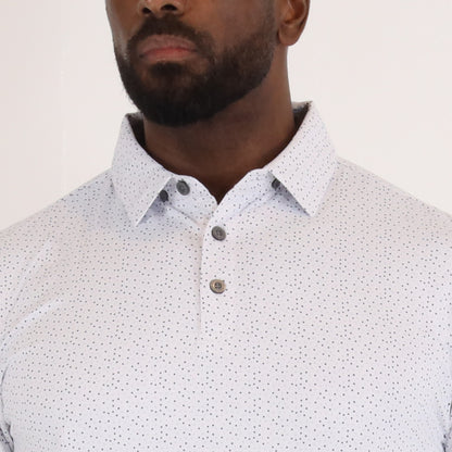 Scopes Polo - White/Dress Blues/Languid