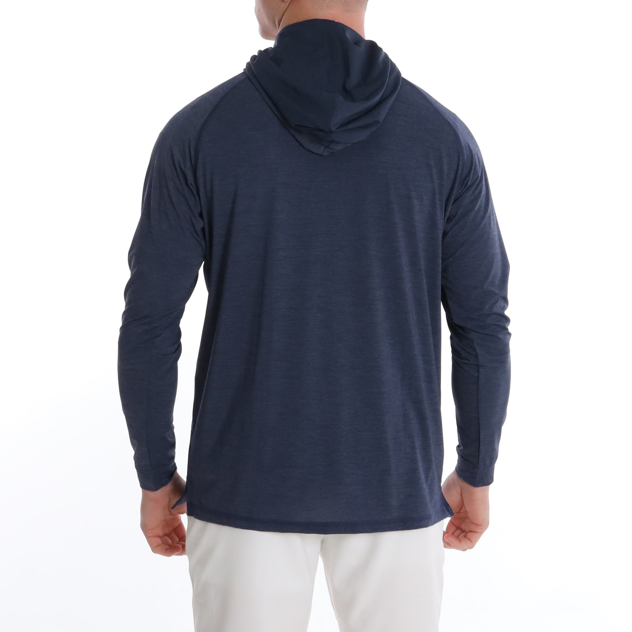 Anguilla Hoodie AO Graphic - Navy Heather