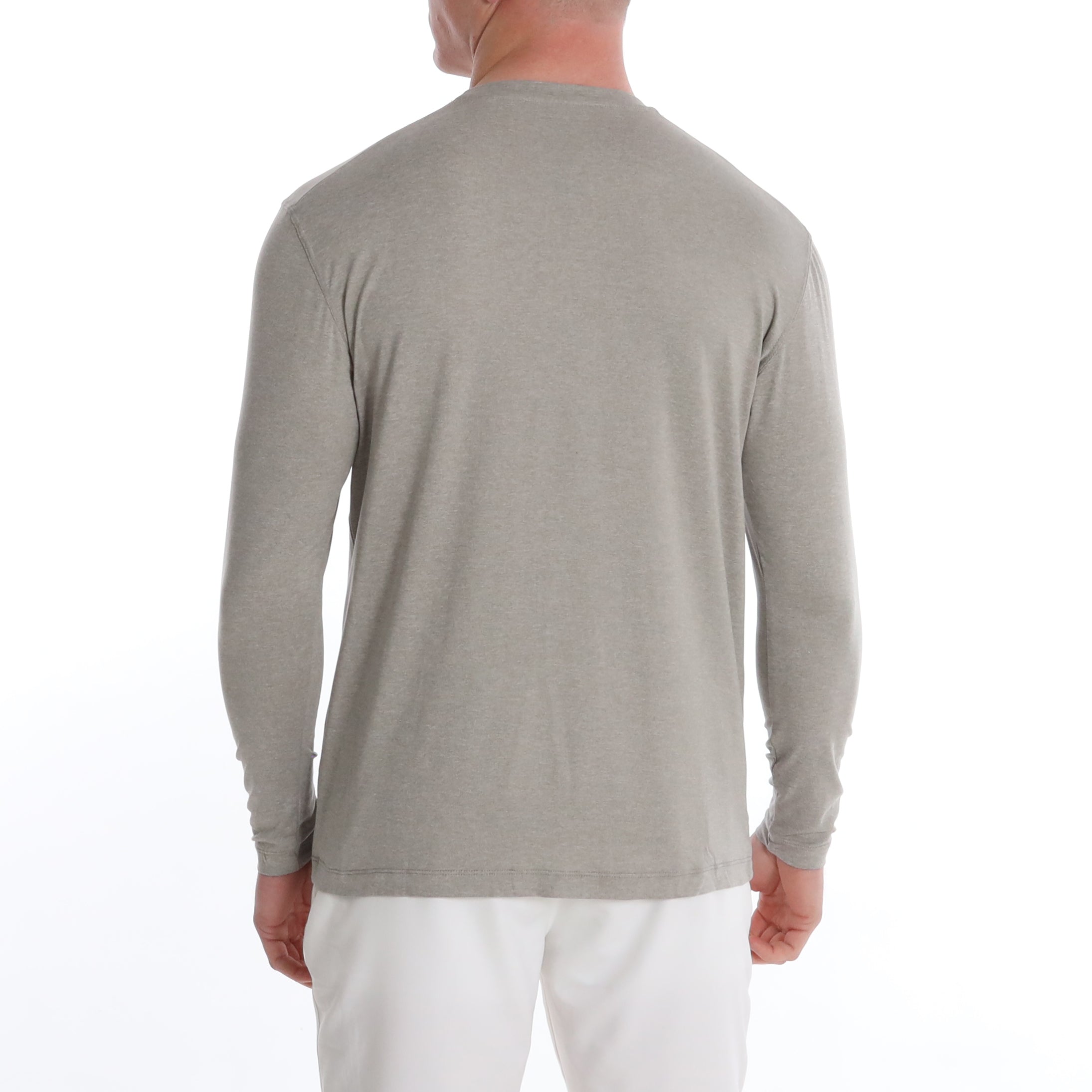 Butter T LS AO Racing - Grey Heather