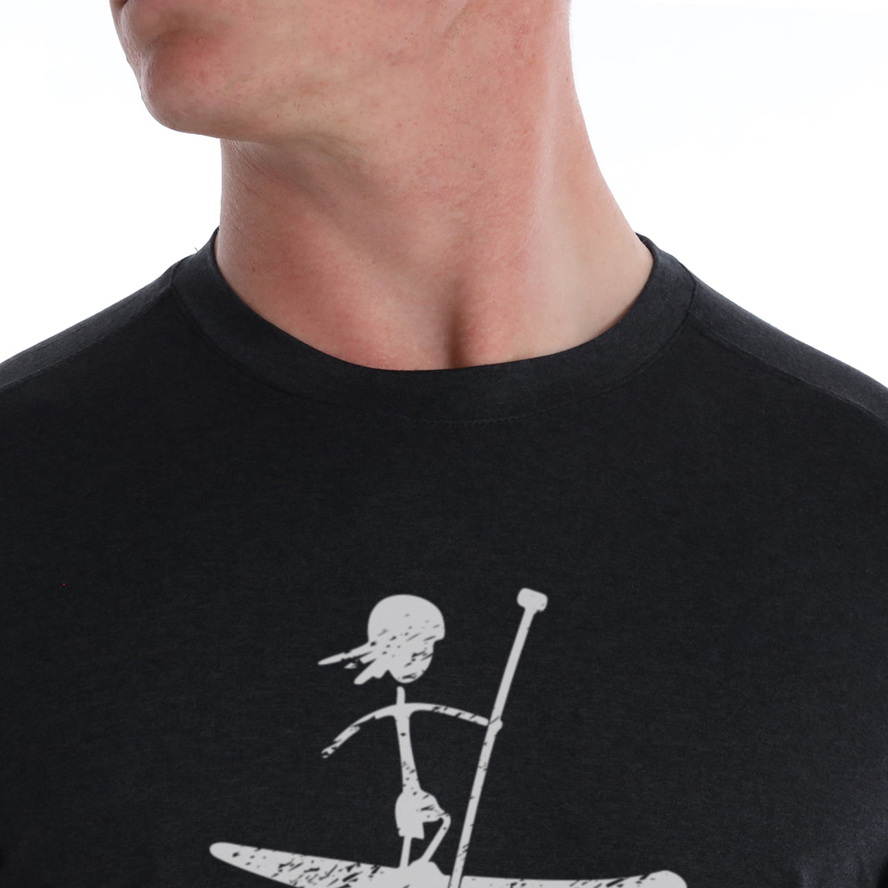 Butter T LS Stick Paddler - Black Heather