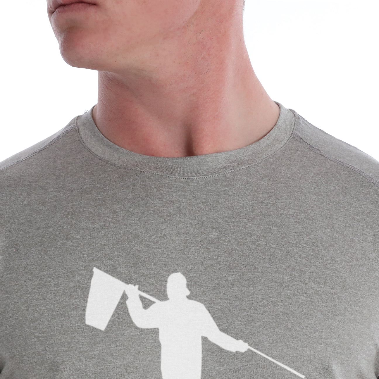 Butter T Looper Silhouette - Grey Heather