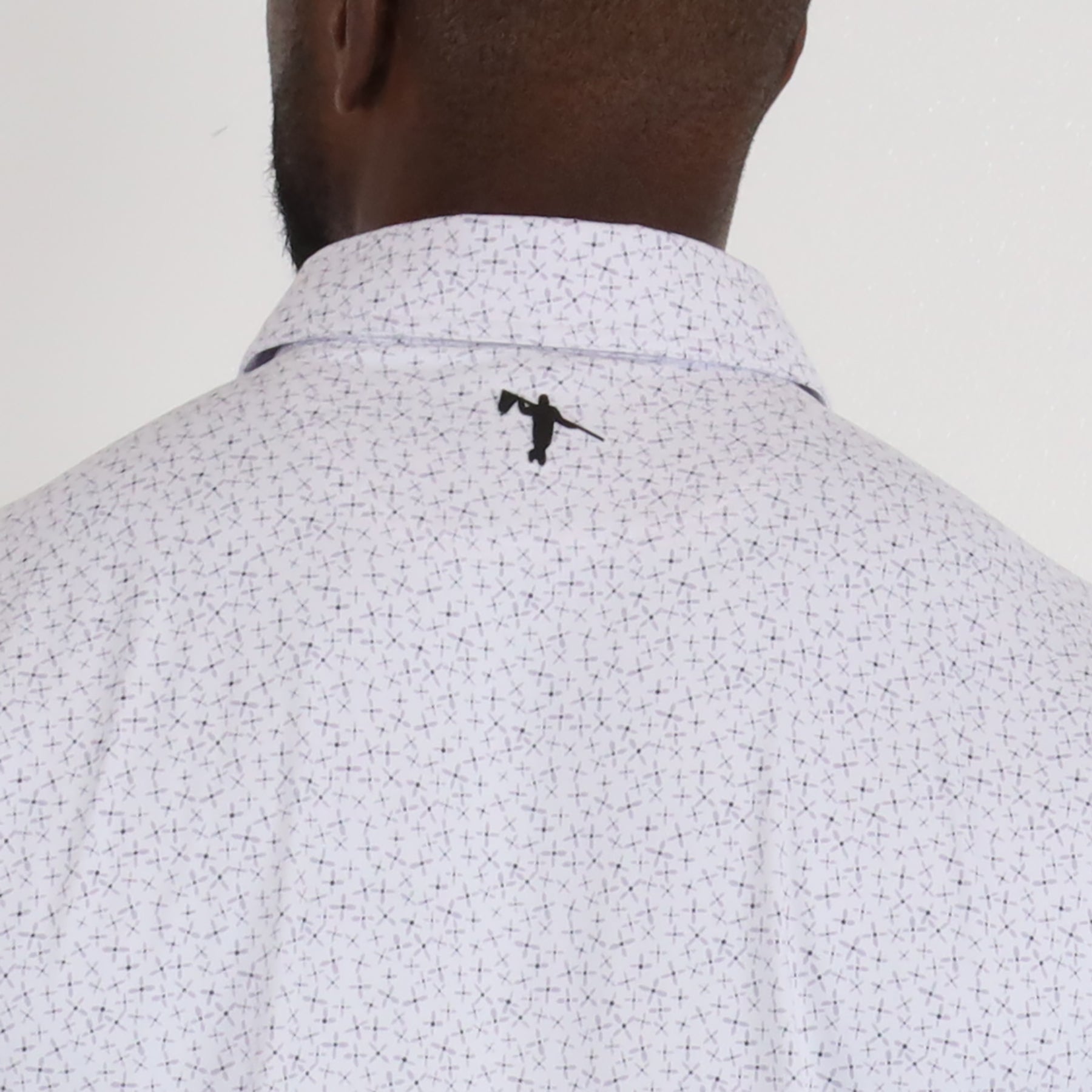 First Blooms Polo - White/Dress Blues/Languid