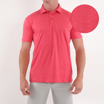 Gamer Polo - Raspberry Heather