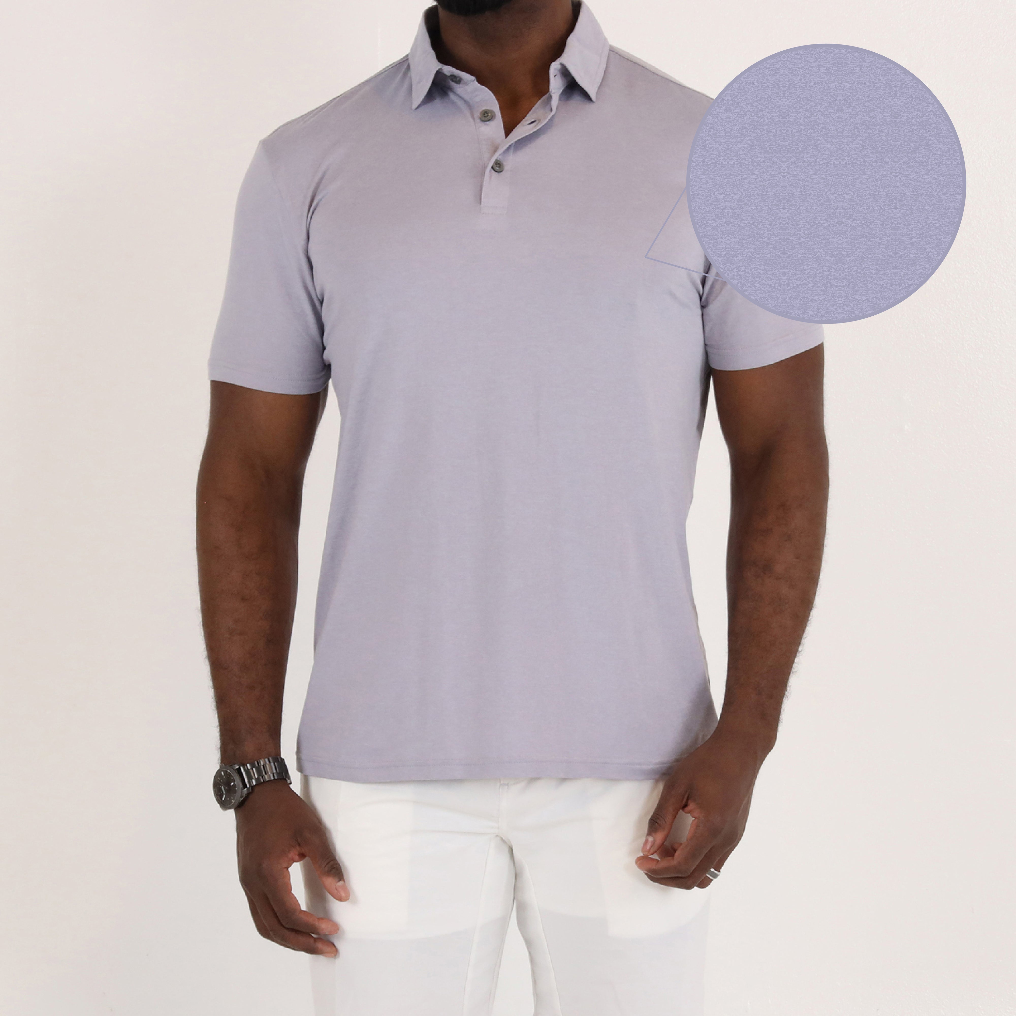 Gamer Polo - Lavender Heather