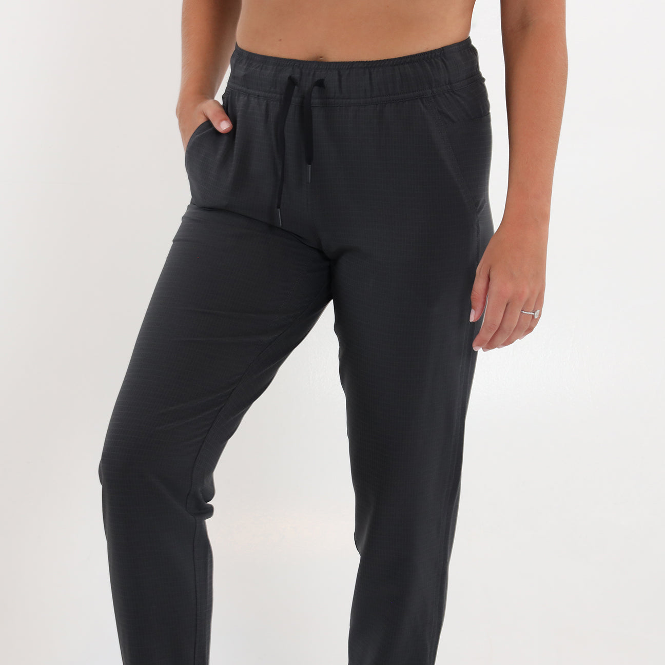 Ladies Solution Jogger - Black Heather