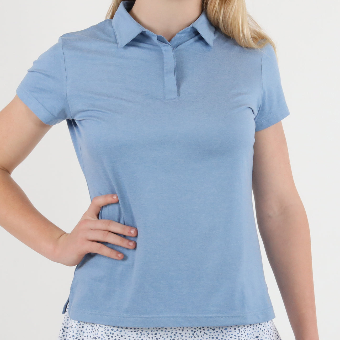 Lady Gamer Polo - Ashleigh Blue Heather