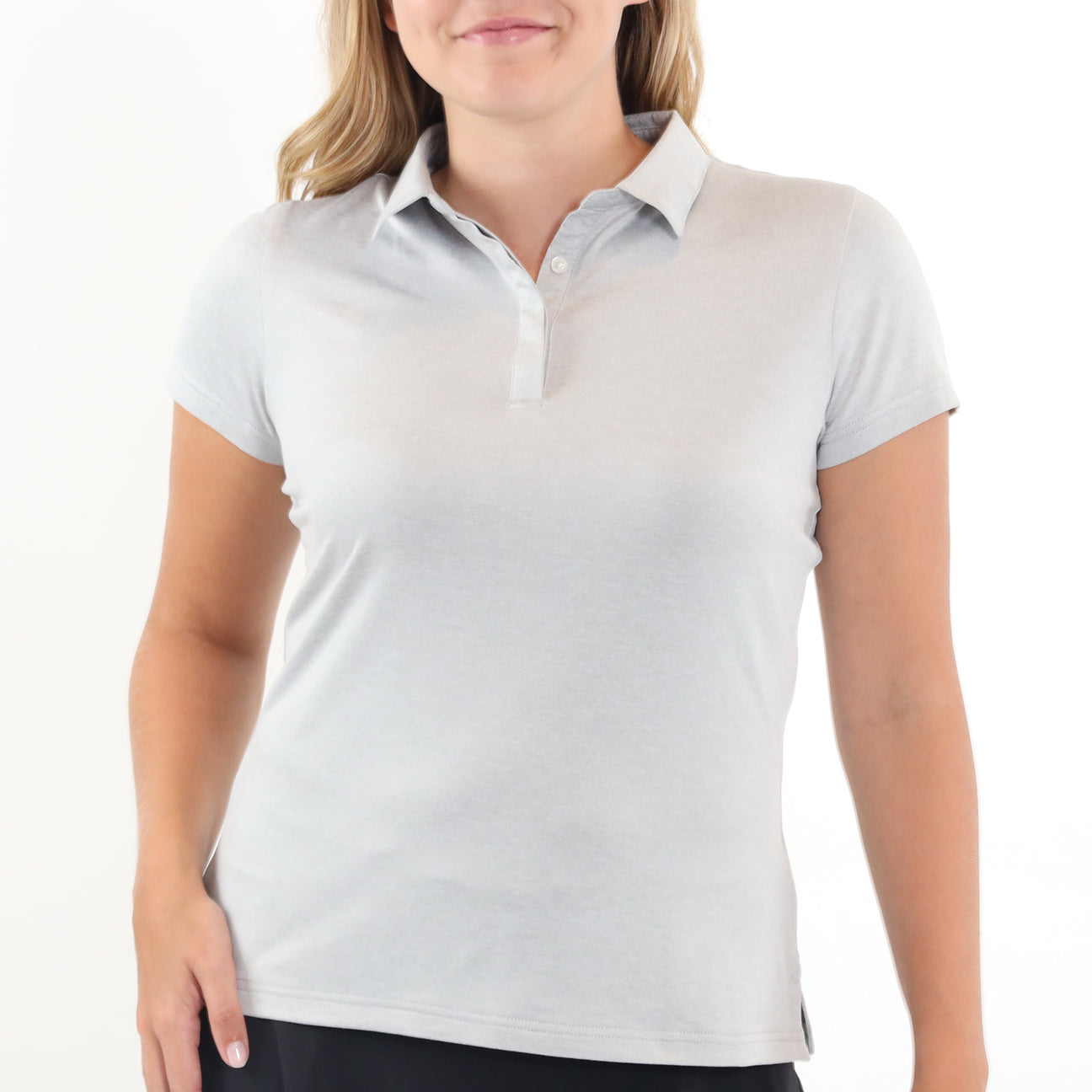 Lady Gamer Polo - Platinum Heather