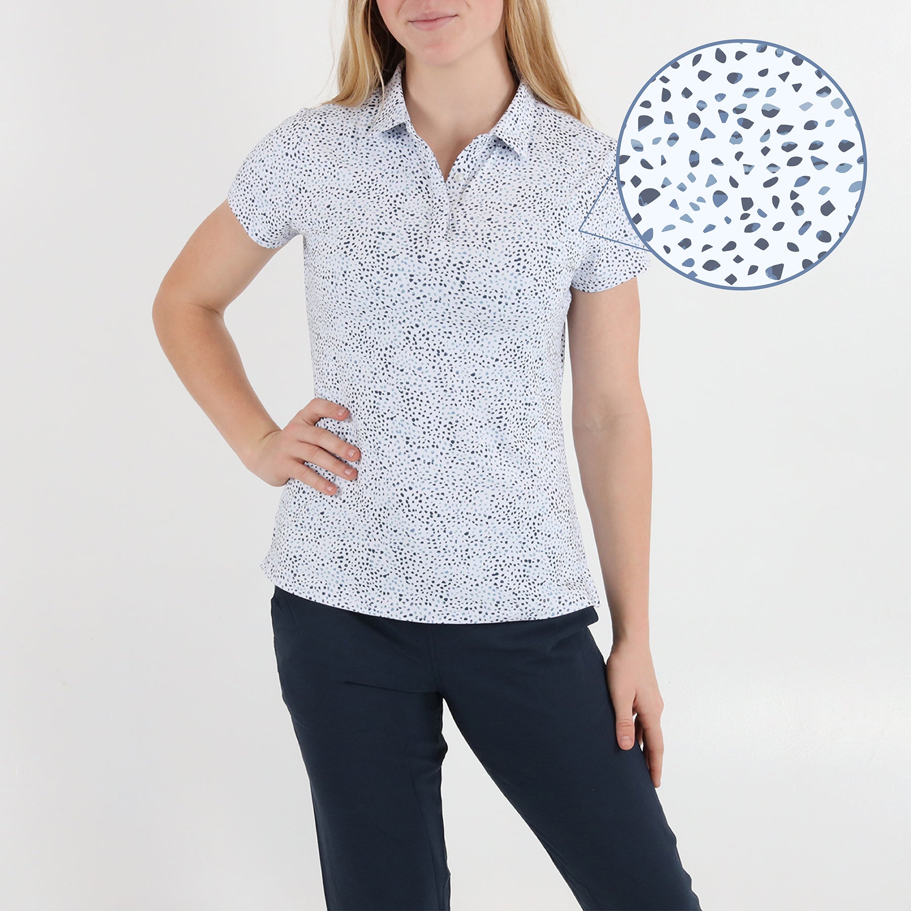 Women's Traces Polo - White