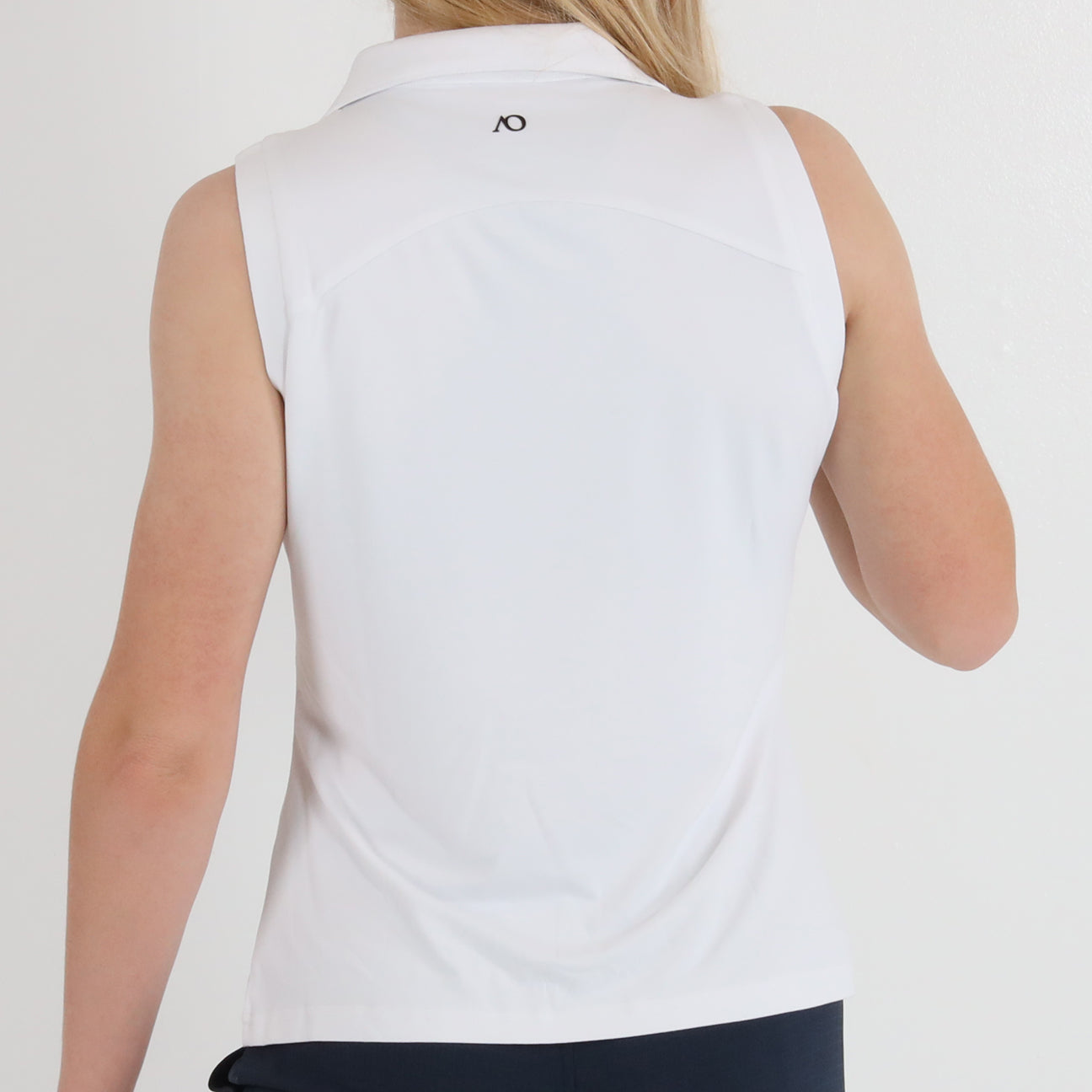 Lassie Sleeveless Polo - White