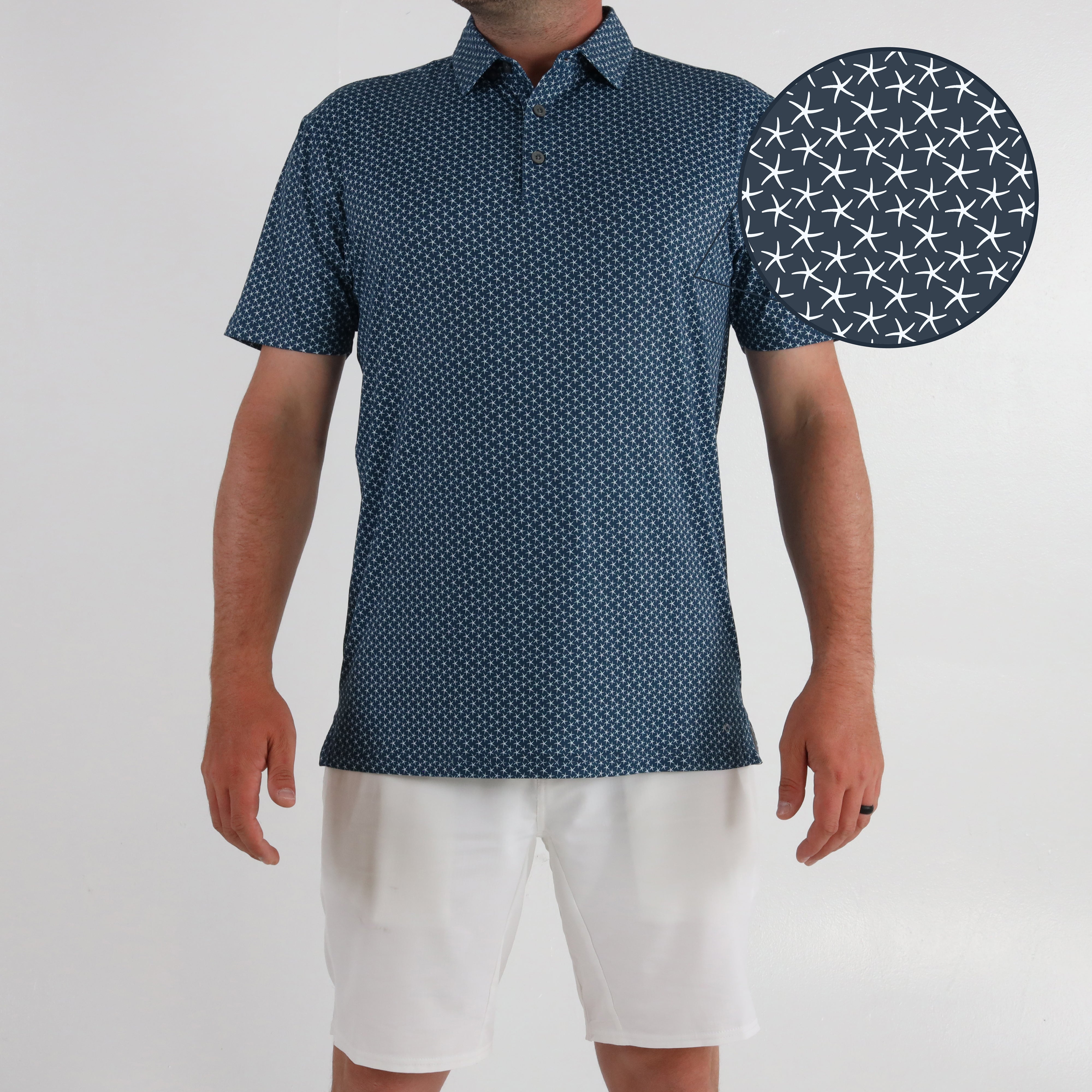 Oreaster Polo - Midnight Navy