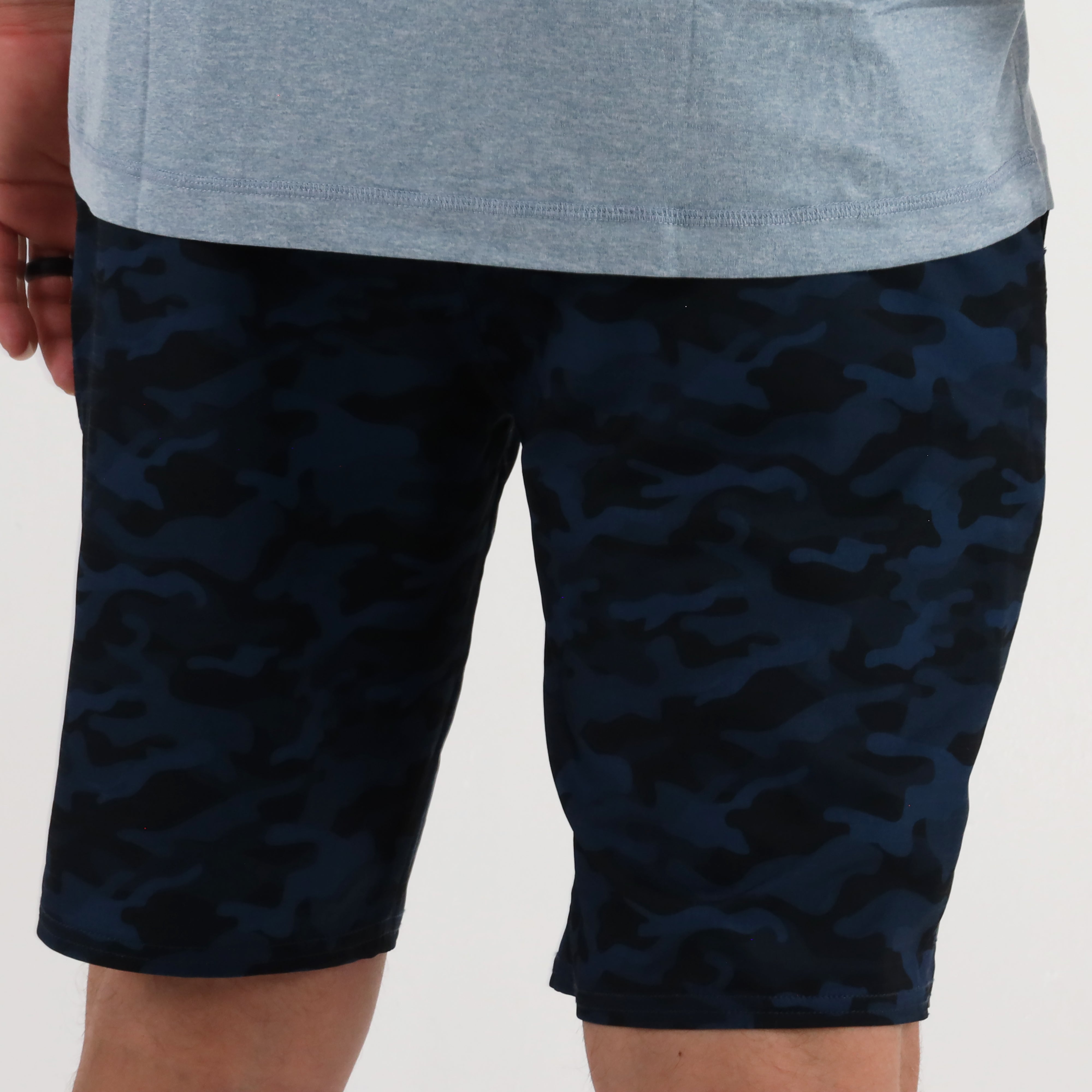 Solution Short - Dark Blue Sea Camo